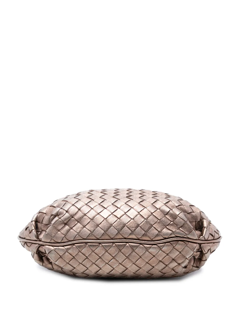 2010-2026 Metallic Nappa Intrecciato Crossbody Bag