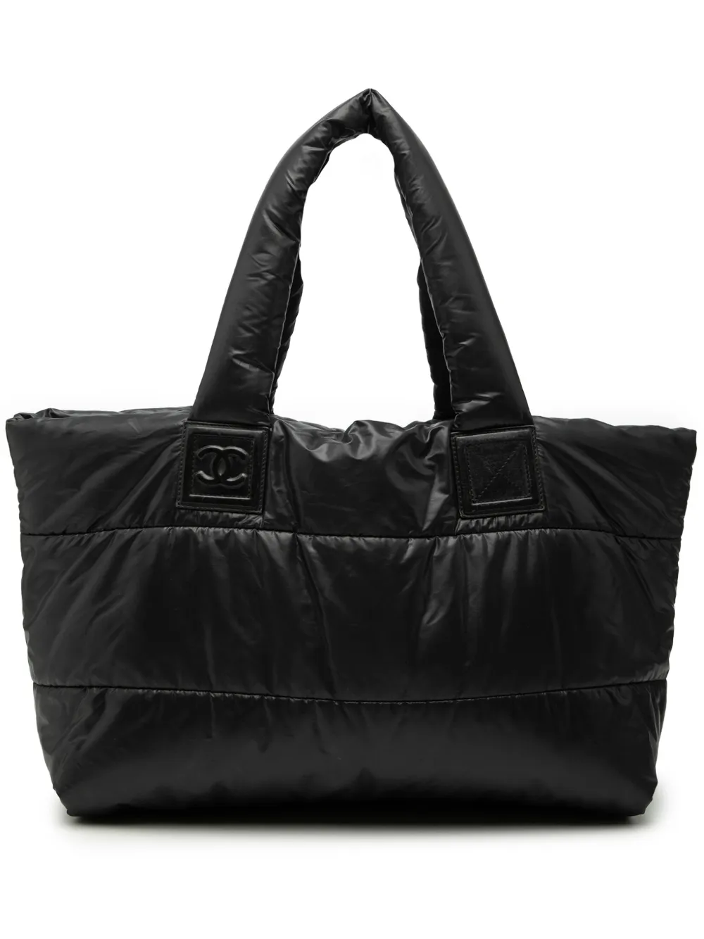 CHANEL Pre-Owned 2009-2010 Medium Quilted Nylon Coco Cocoon tote bag - Rosso