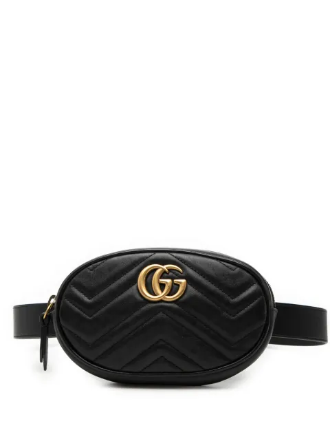 Gucci Pre-Owned 2016-2025 GG Marmont Matelasse Leather belt bag