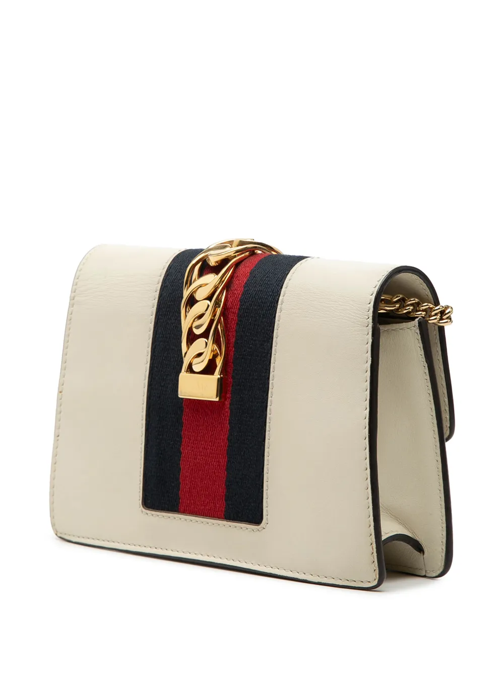 GUCCI ミニバッグ Gucci Pre-Owned 2016-2026 スーパーミニ レザー シルヴィ チェーン