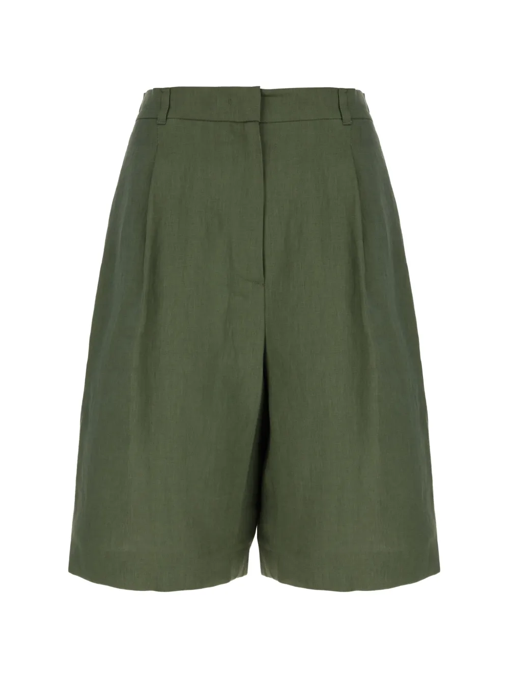 Max Mara Mstcaravan pleated shorts - Verde