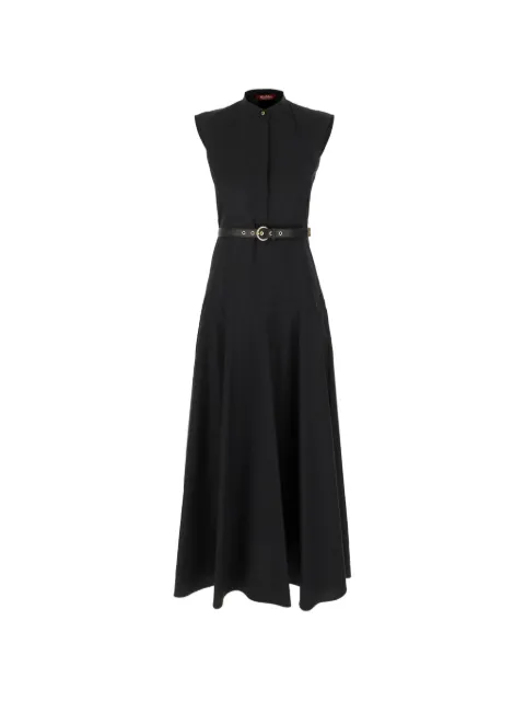 Max Mara Gesto belted sleeveless midi dress