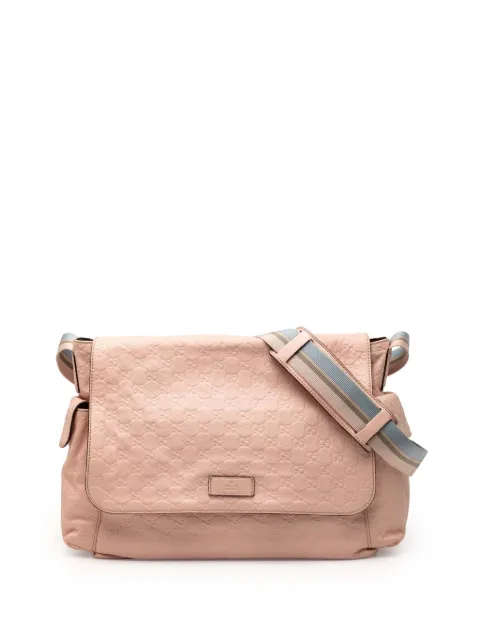 Gucci Pre-Owned 2000-2015 Guccissima Web Flap Diaper Bag crossbody bag