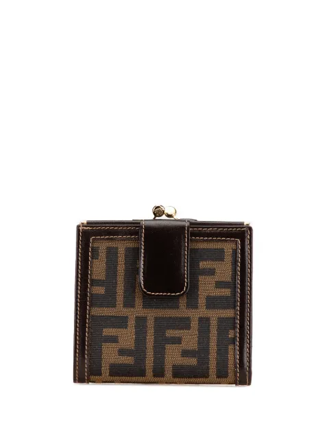 Fendi Pre-Owned 2000-2010 Zucca Canvas Bifold Wallet small wallets