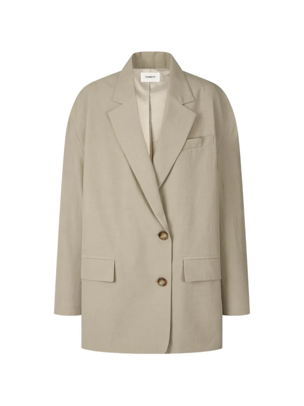 TOMBOY single-breasted oversized blazer - Neutrals
