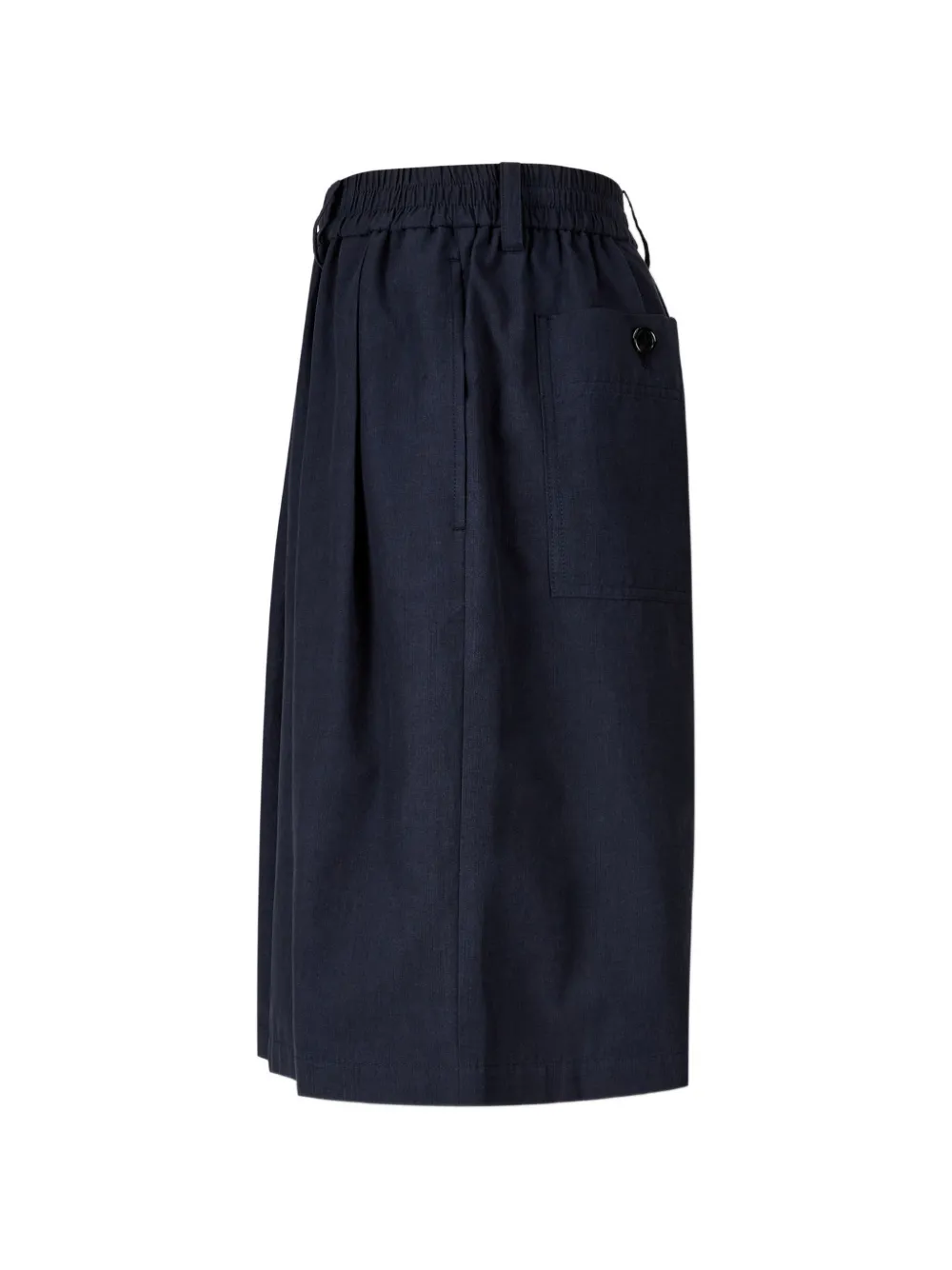 TOMBOY Geplooide shorts met elastische taille Blauw