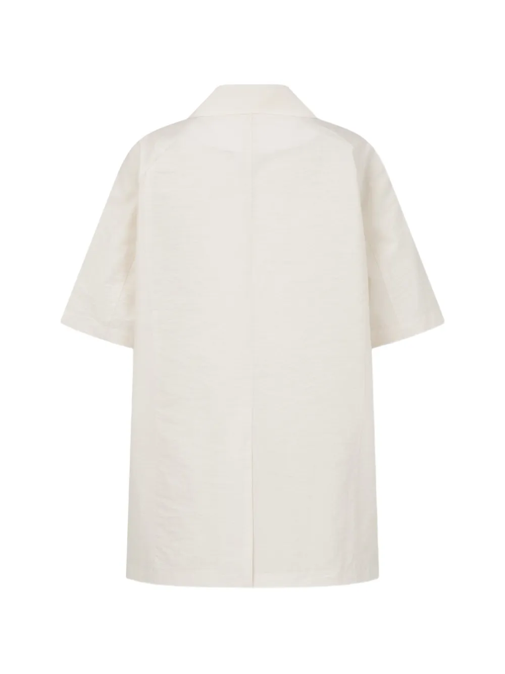 TOMBOY Oversized jack met korte mouwen Wit