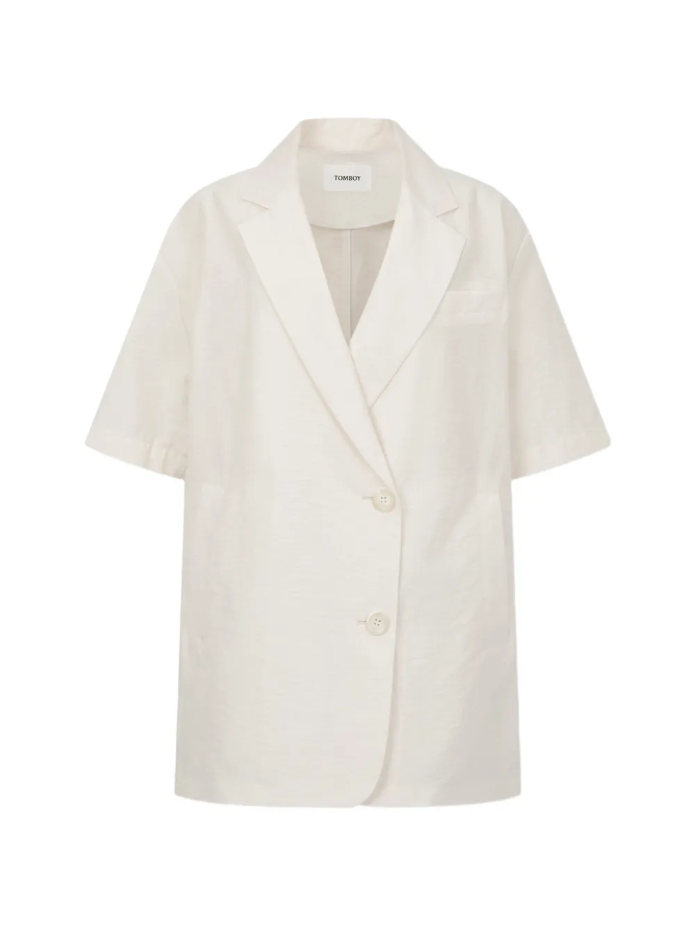 TOMBOY short-sleeve oversized jacket - Weiß