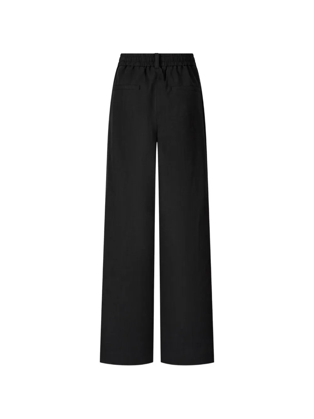  Tomboy Elasticated-waist Relaxed-fit Trousers - Black 