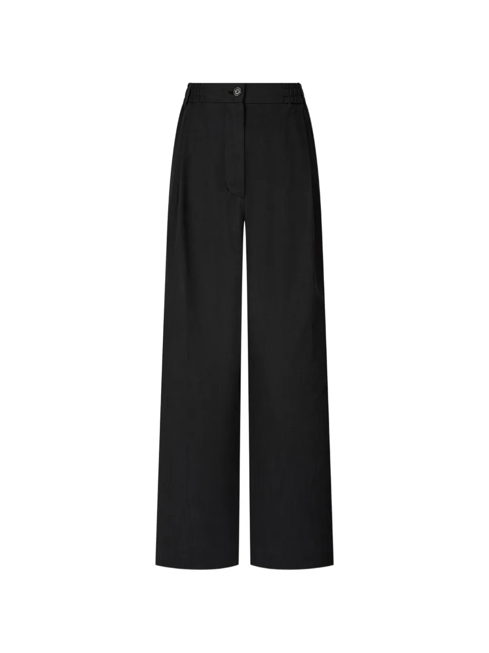 TOMBOY elasticated-waist relaxed-fit trousers - Schwarz