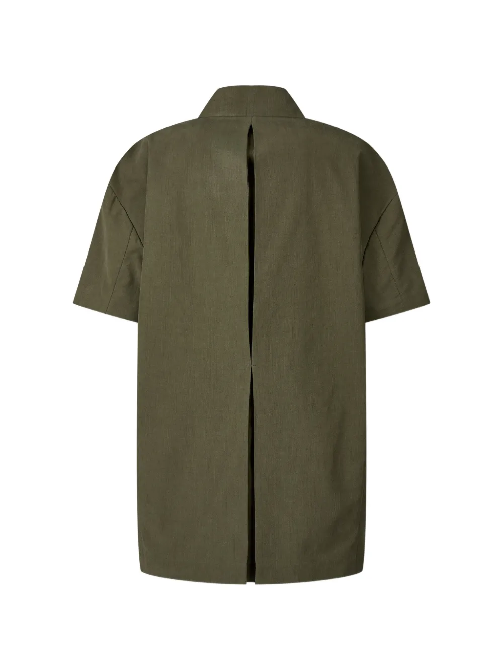 TOMBOY Oversized jack met dubbele rij knopen en korte mouwen Groen