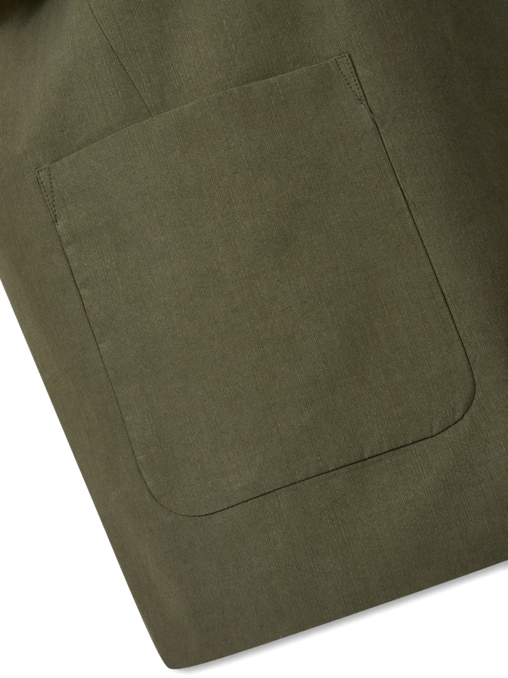 TOMBOY Oversized jack met dubbele rij knopen en korte mouwen Groen