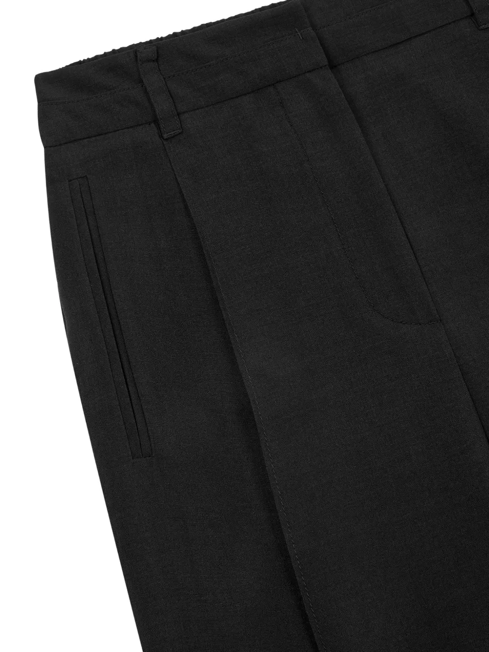 TOMBOY Ruimvallende broek Zwart