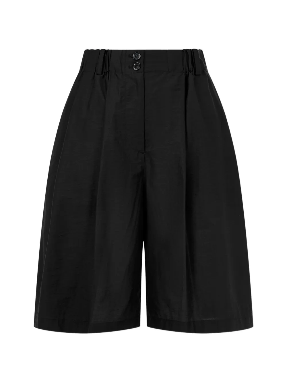 TOMBOY relaxed-fit cotton shorts - Schwarz
