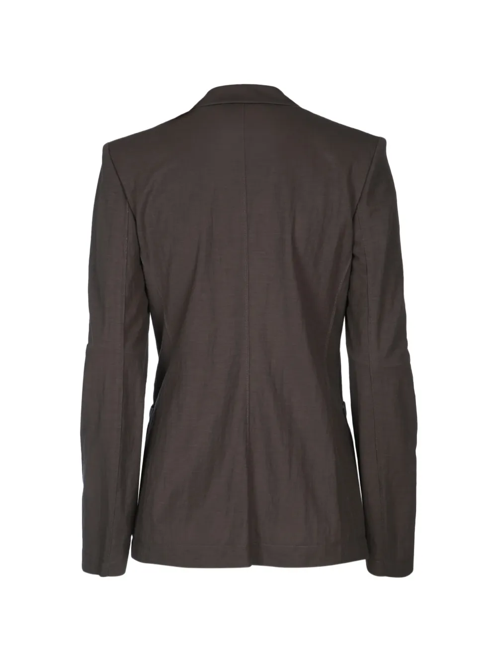 Harris Wharf London Blazer met dubbele rij knopen en voorzak Bruin