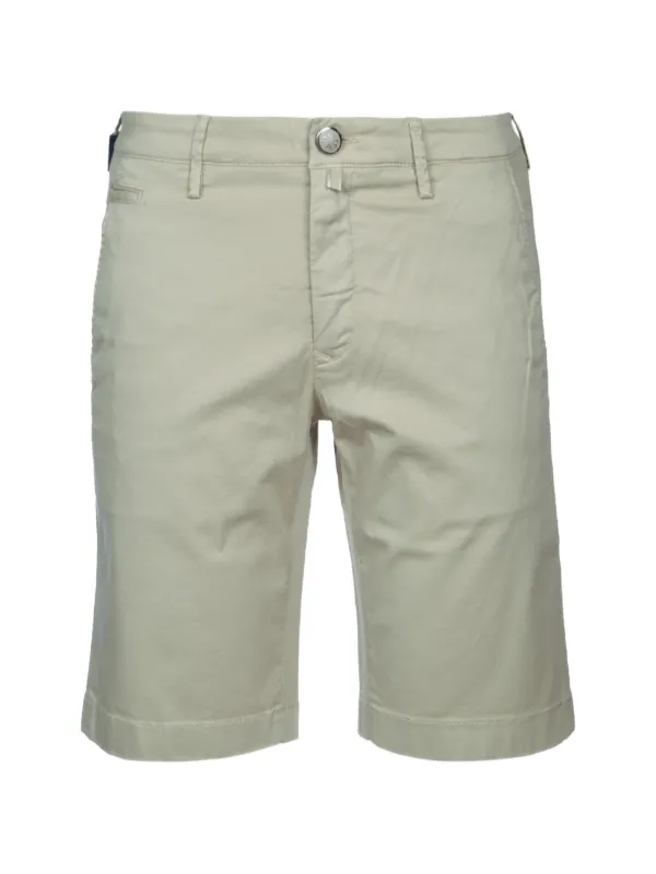Jacob Cohën Buttoned Bermuda Shorts in Neutrals