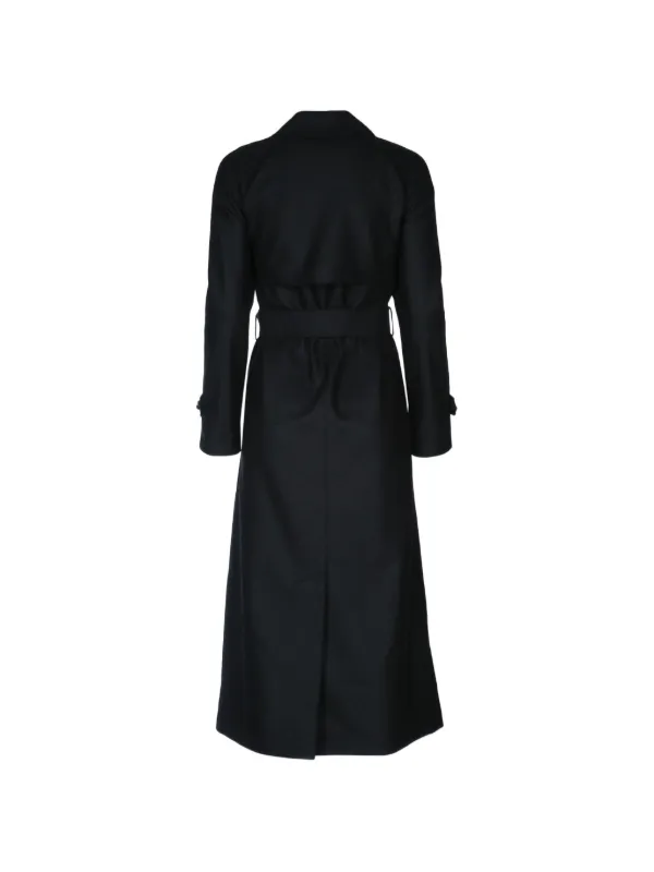 Harris Wharf London トレンチコート | ブラック | FARFETCH JP