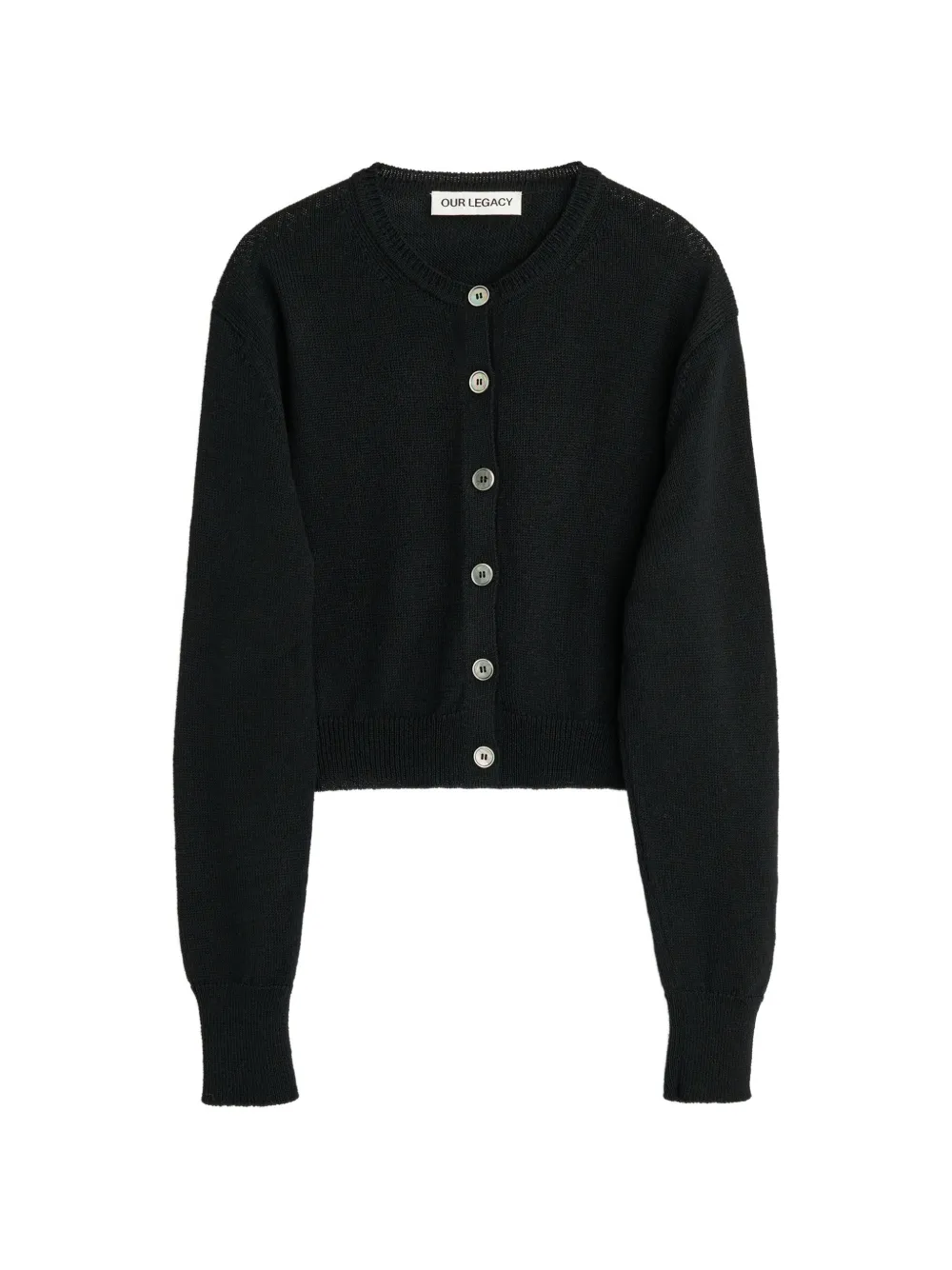 OUR LEGACY Vest met knopen Zwart