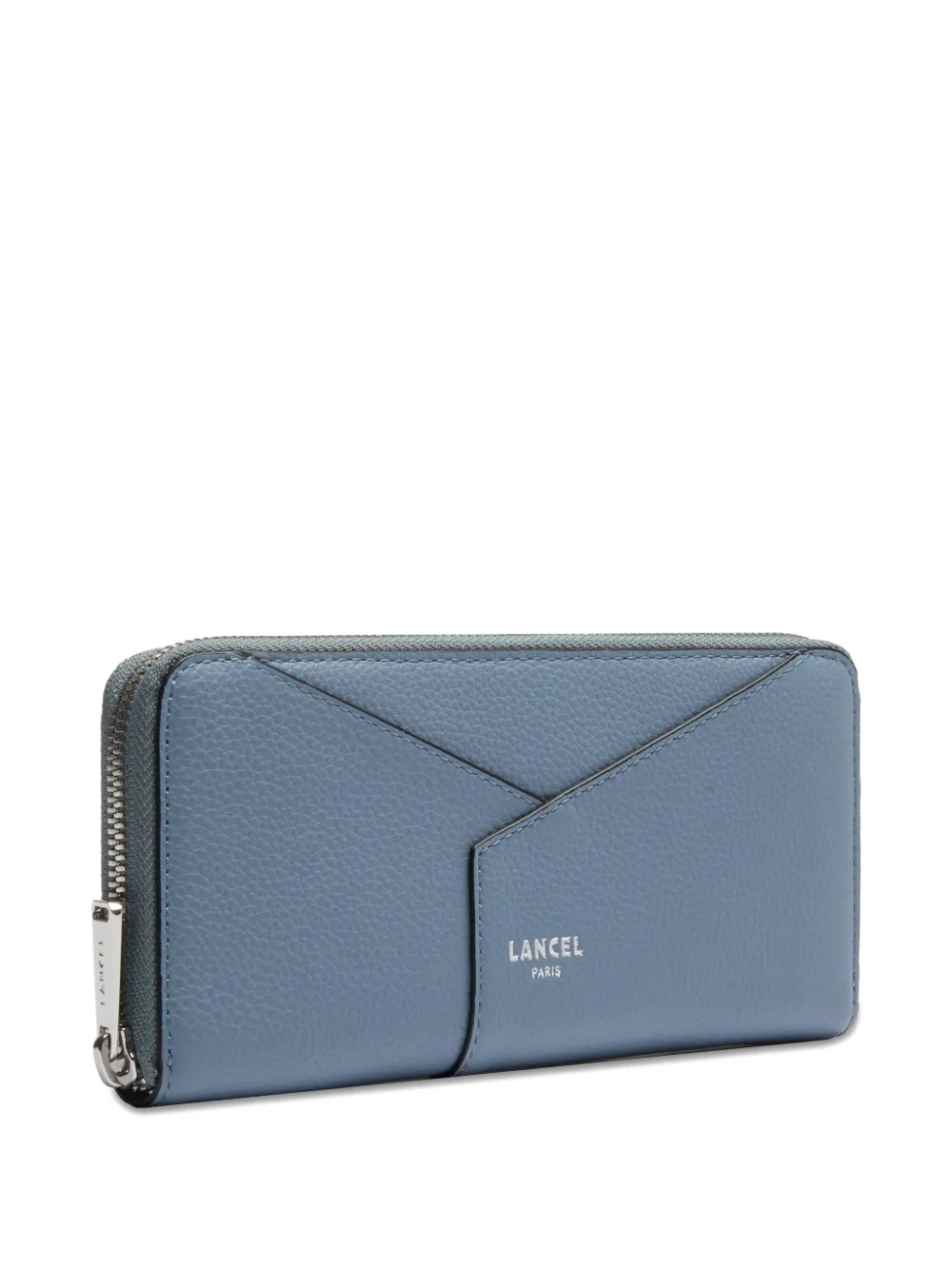  Lancel Long Envelope Zip Around Wallet - Blue 