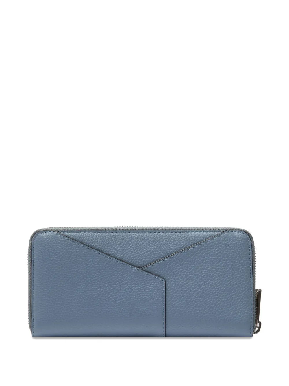  Lancel Long Envelope Zip Around Wallet - Blue 