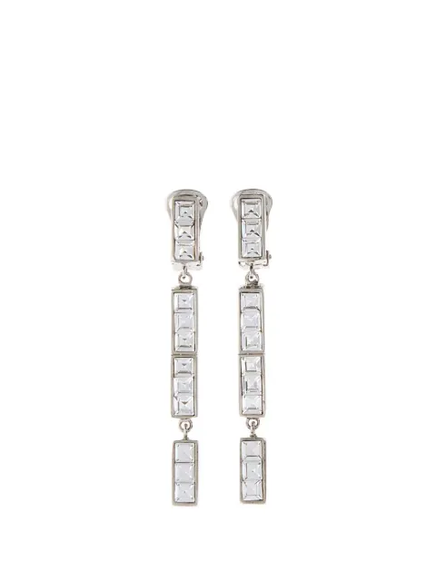 Alessandra Rich crystal-pendant drop earrings