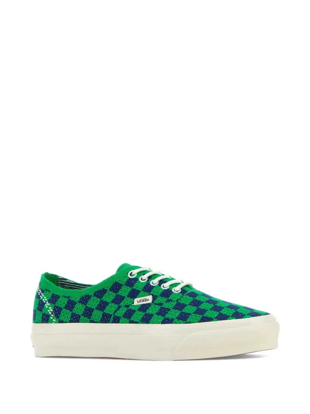 Vans Premium Authentic geruite sneakers Groen