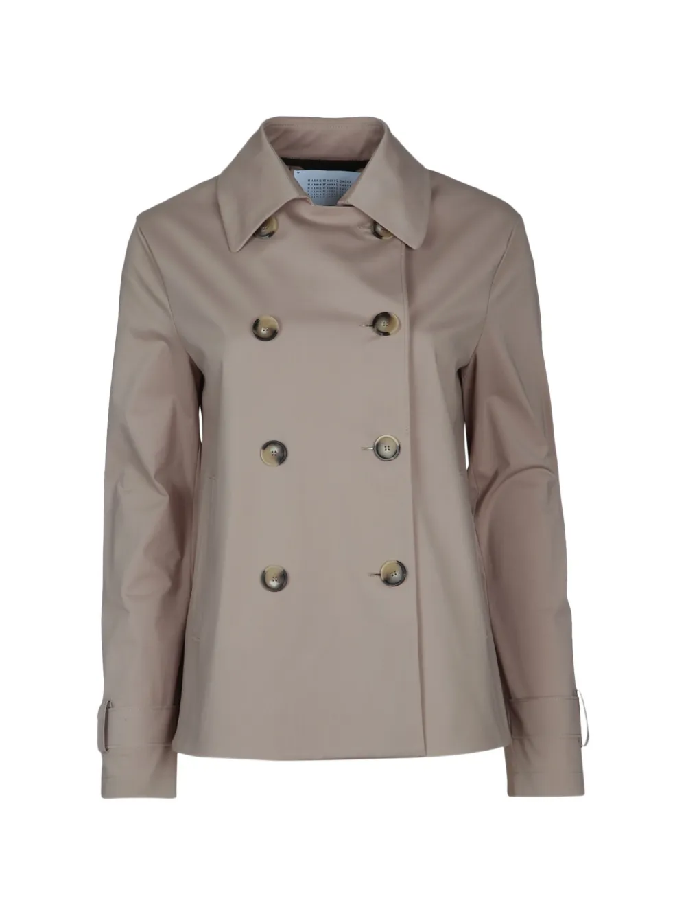 Harris Wharf London double-breasted trench coat - Toni neutri