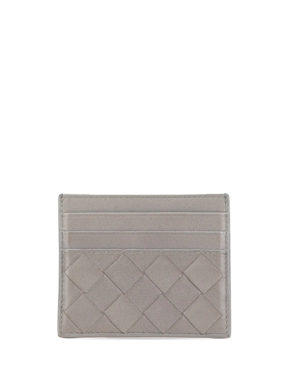 Bottega Veneta Pre-Owned 2012-2024 Lambskin Intrecciato Credit Case card holder - Grigio