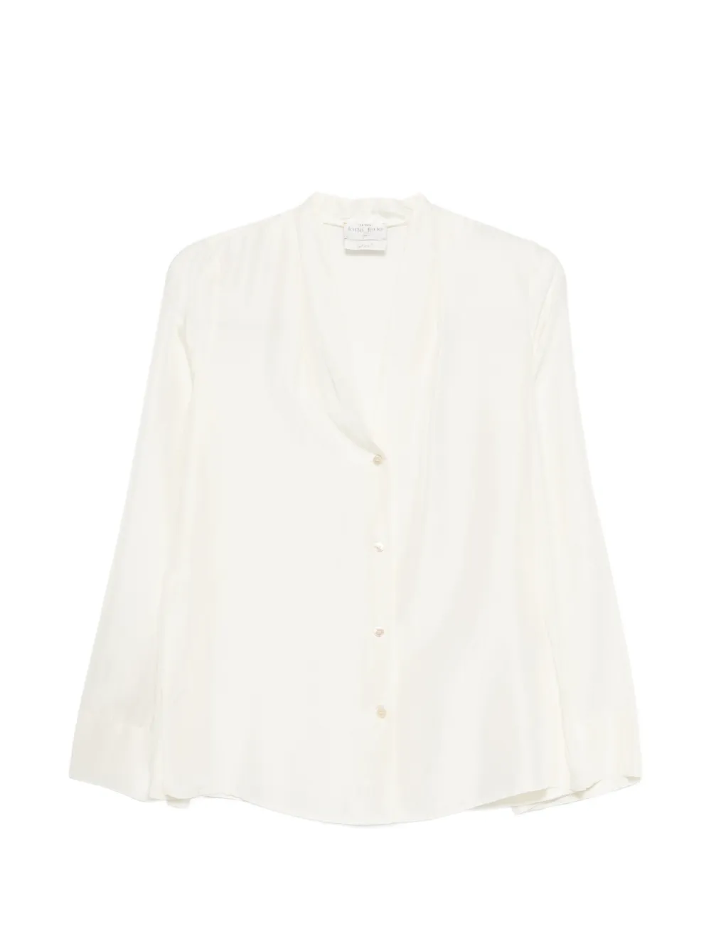Forte Forte button blouse - Toni neutri