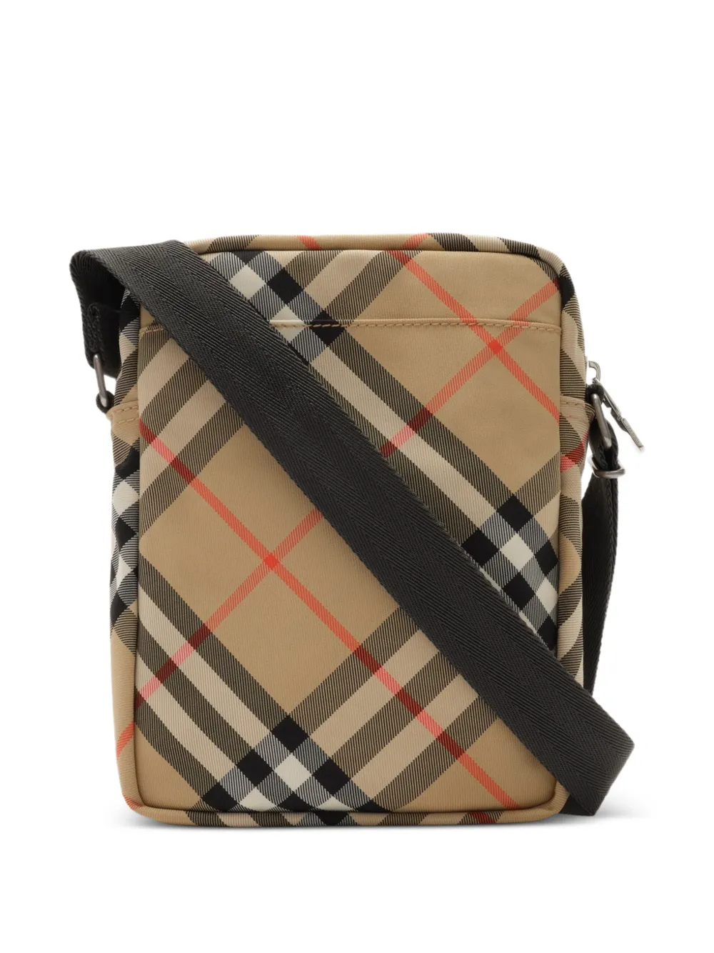 Burberry Equestrian Knight Design geruite schoudertas Beige