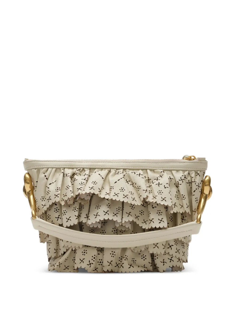 Burberry Borsa mini con ruches - Toni neutri