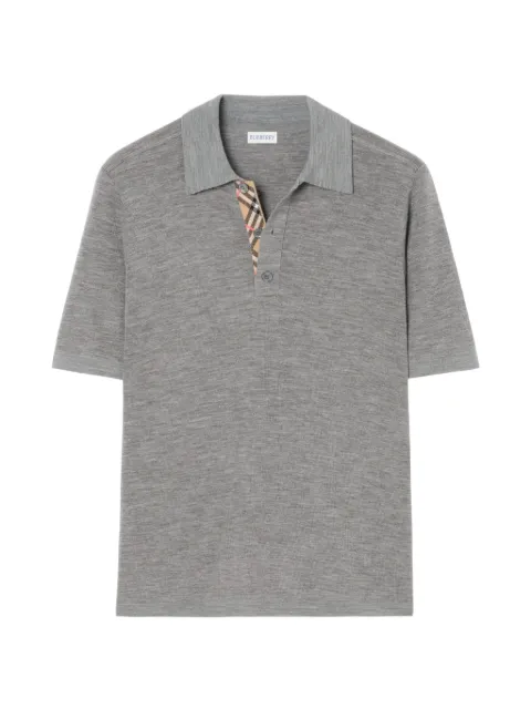 Burberry wool polo shirt