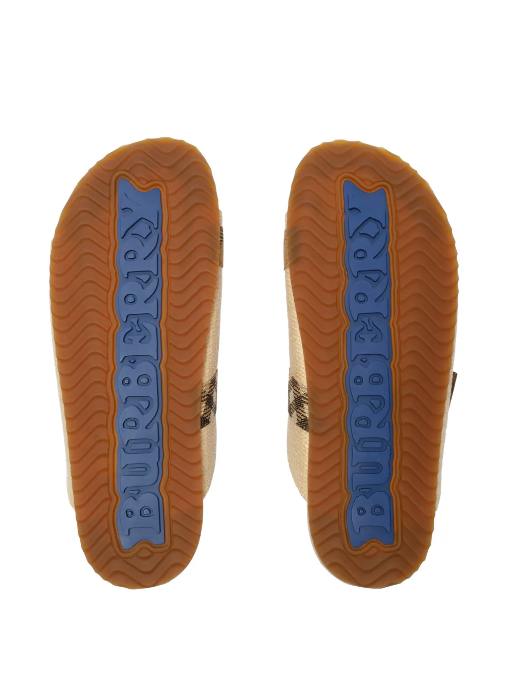 Burberry raffia-effect Urchin sandals Beige