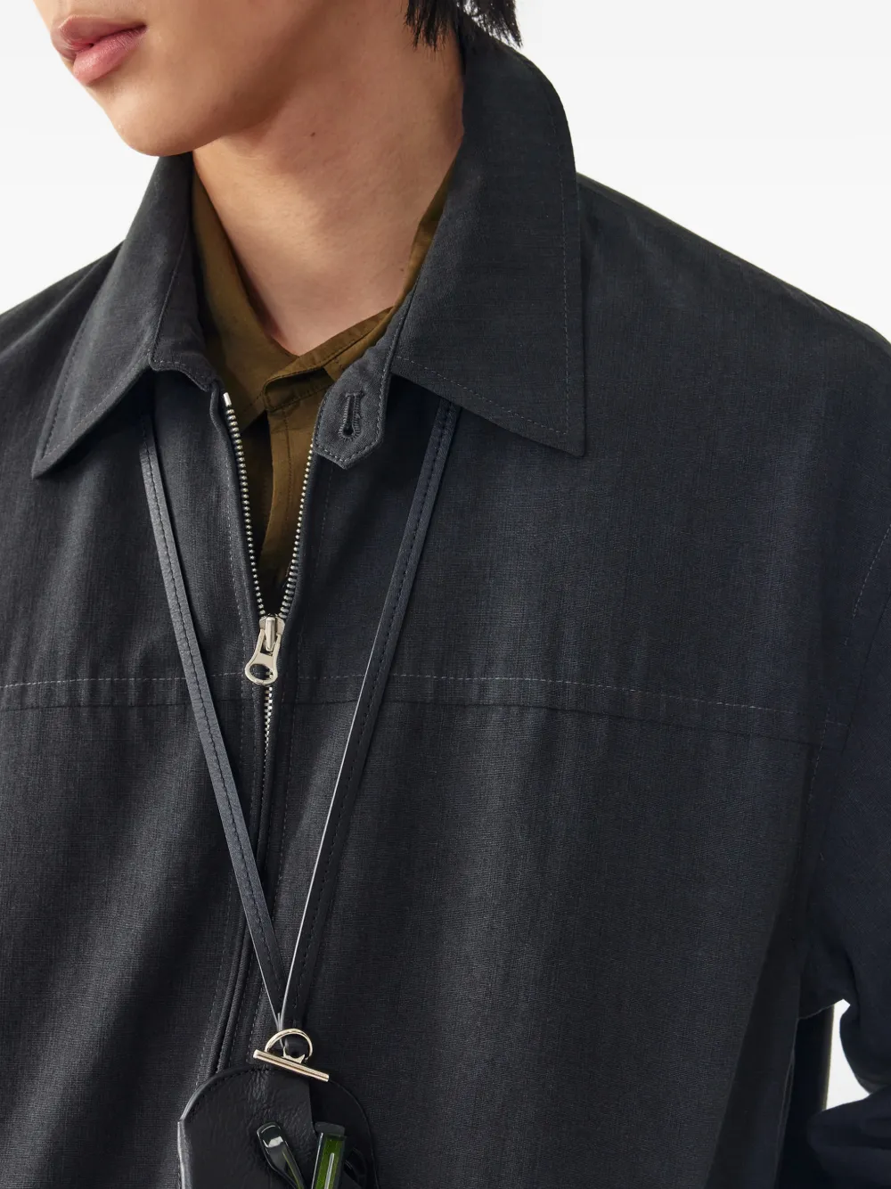  Tomboy Zip Collar Jacket - Black 