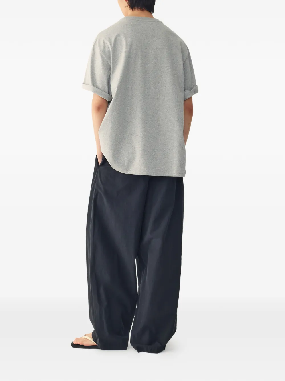 TOMBOY Plooibroek met trekkoord Zwart