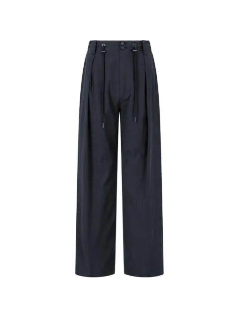 TOMBOY drawstring pleated trousers