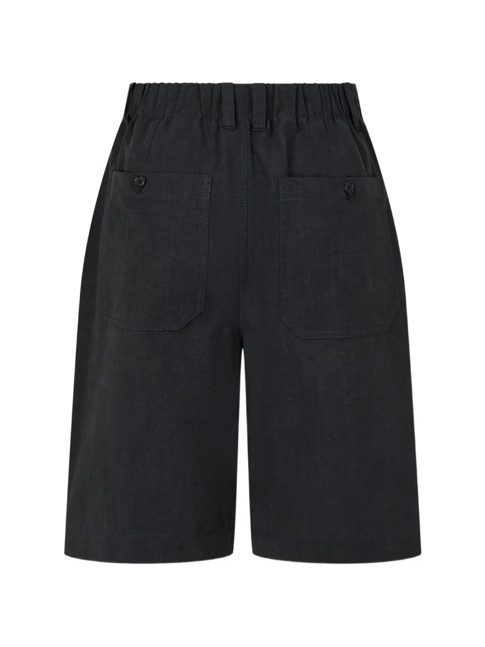 TOMBOY Shorts met elastische taille Zwart