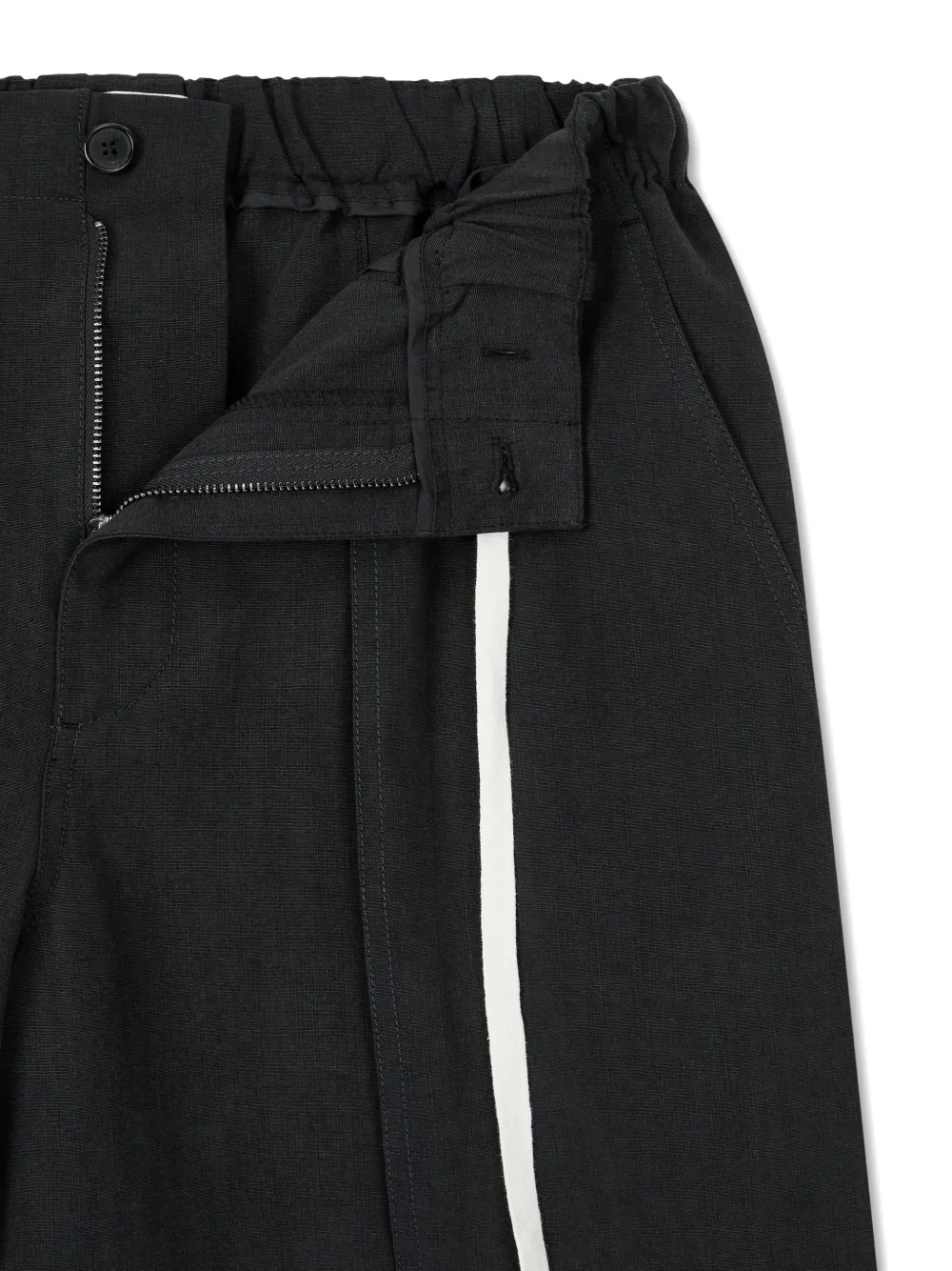 TOMBOY Shorts met elastische taille Zwart