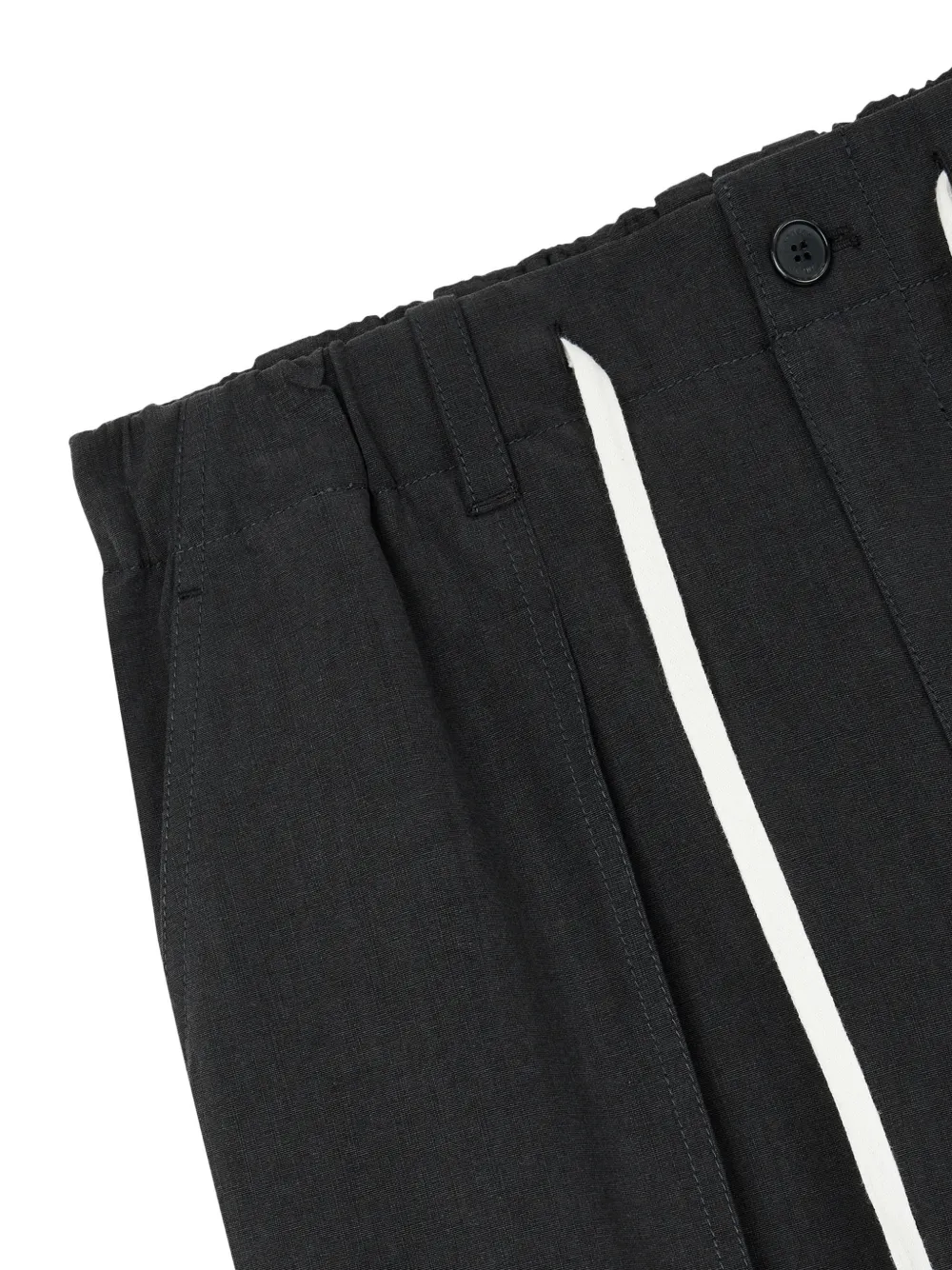 TOMBOY Shorts met elastische taille Zwart