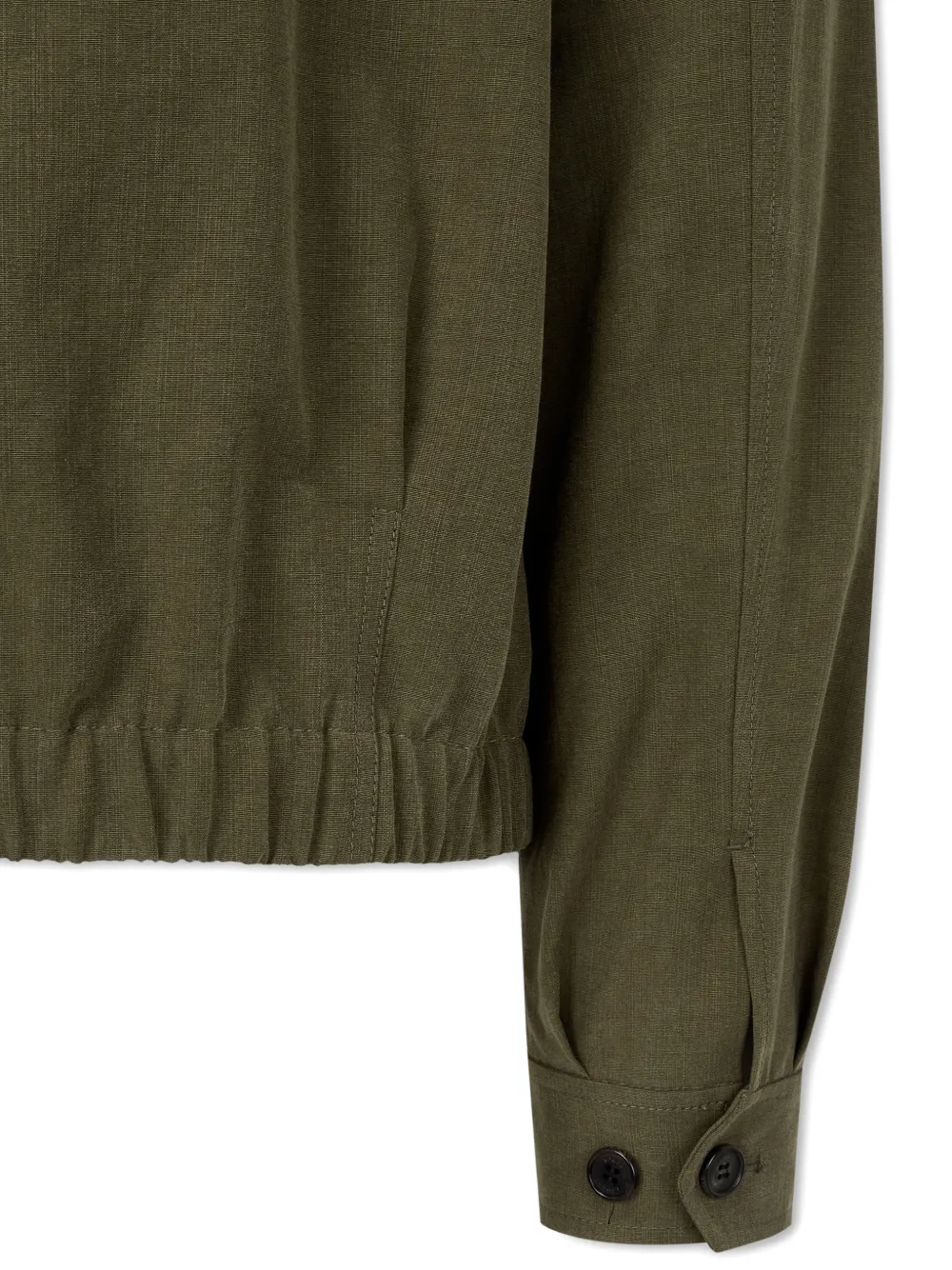 TOMBOY Jack met rits en kraag Groen