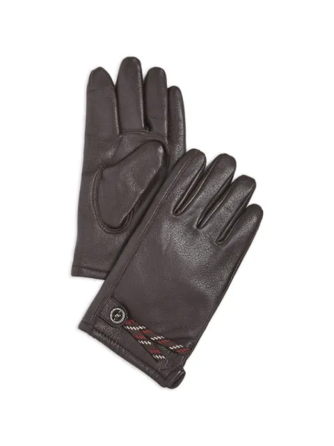 Polo Ralph Lauren  knit lined leather gloves