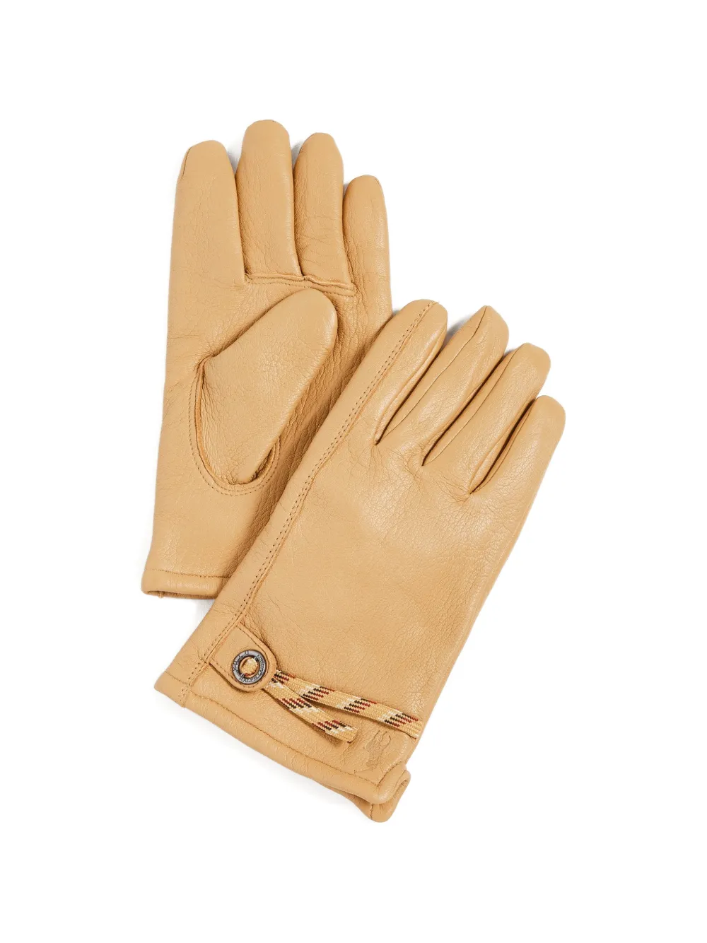 Polo Ralph Lauren rope-detail leather gloves - Toni neutri