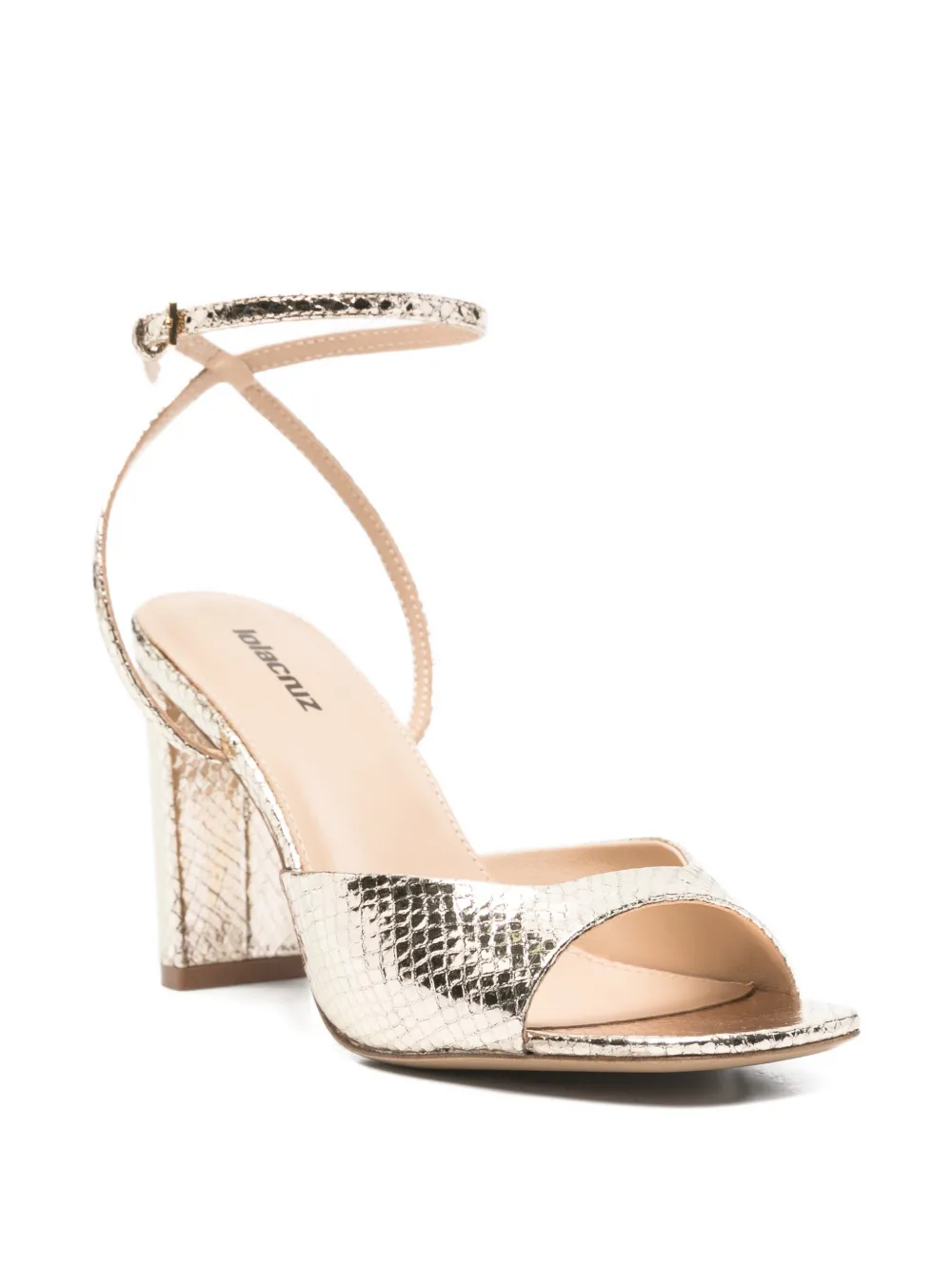 Lola Cruz Delila leather sandals Goud