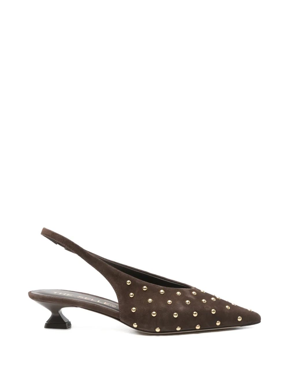 The Seller Naiarah studded slingback pumps Bruin