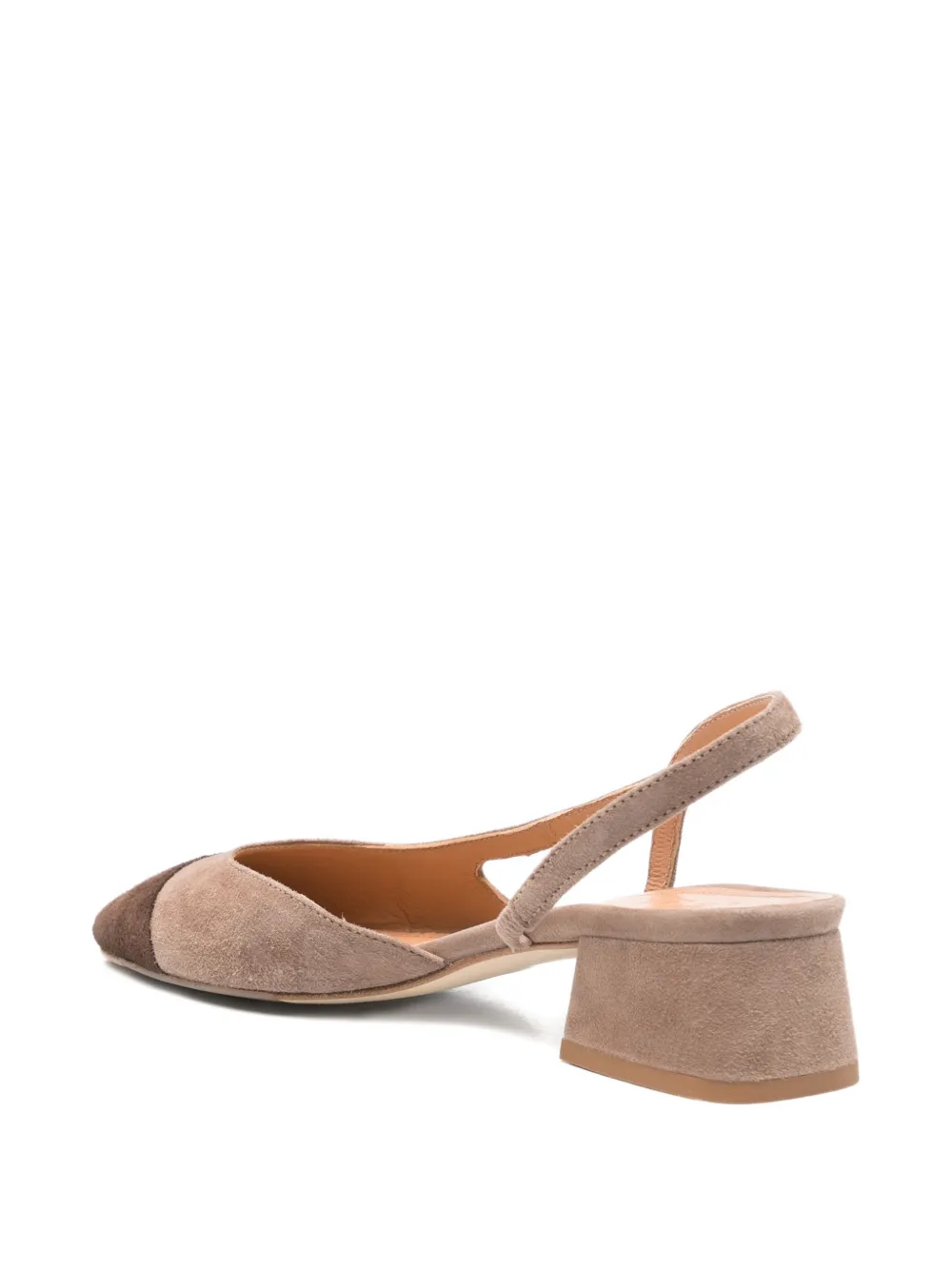 Julie Dee two-tone pumps Beige