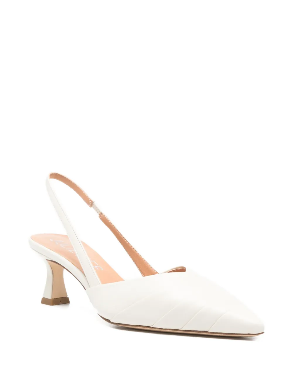Julie Dee slingback leather pumps Beige