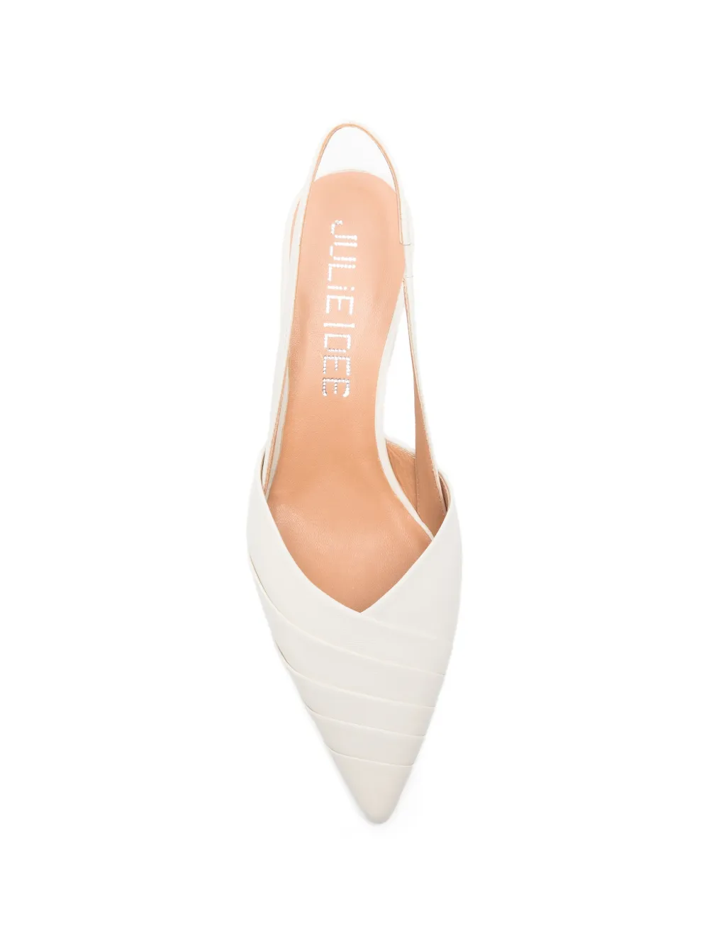 Julie Dee slingback leather pumps Beige