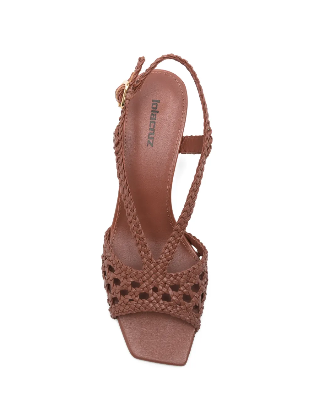 Lola Cruz Tabata braided-strap sandals Bruin