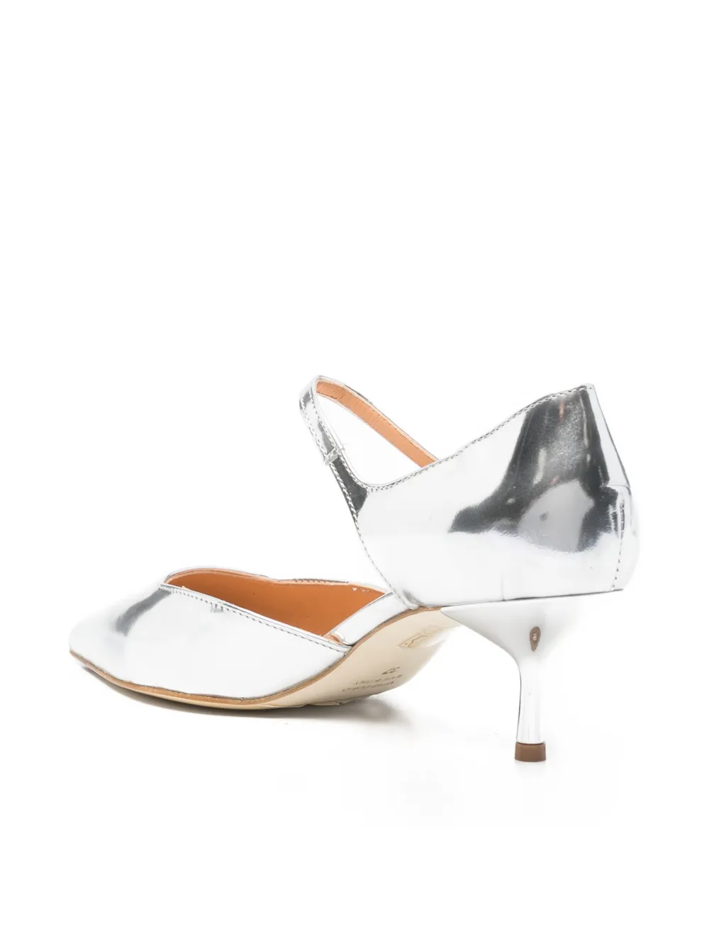 The Seller leather pumps Zilver