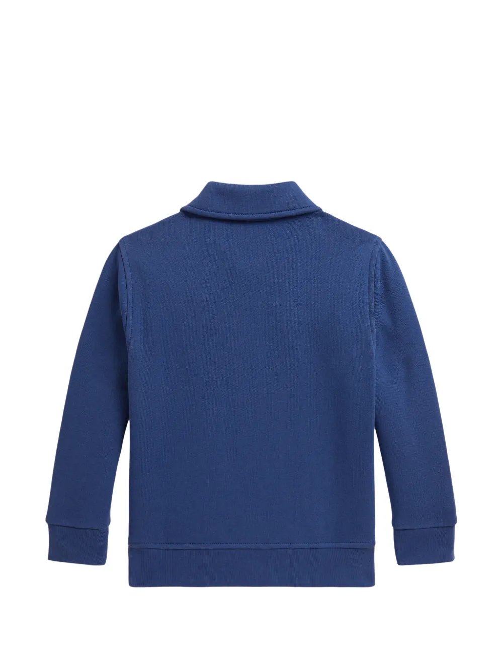 POLO RALPH LAUREN KIDS Pony sweater met borduurwerk en kwartrits Blauw